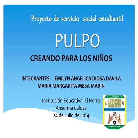 Pulpo   creando para los niños