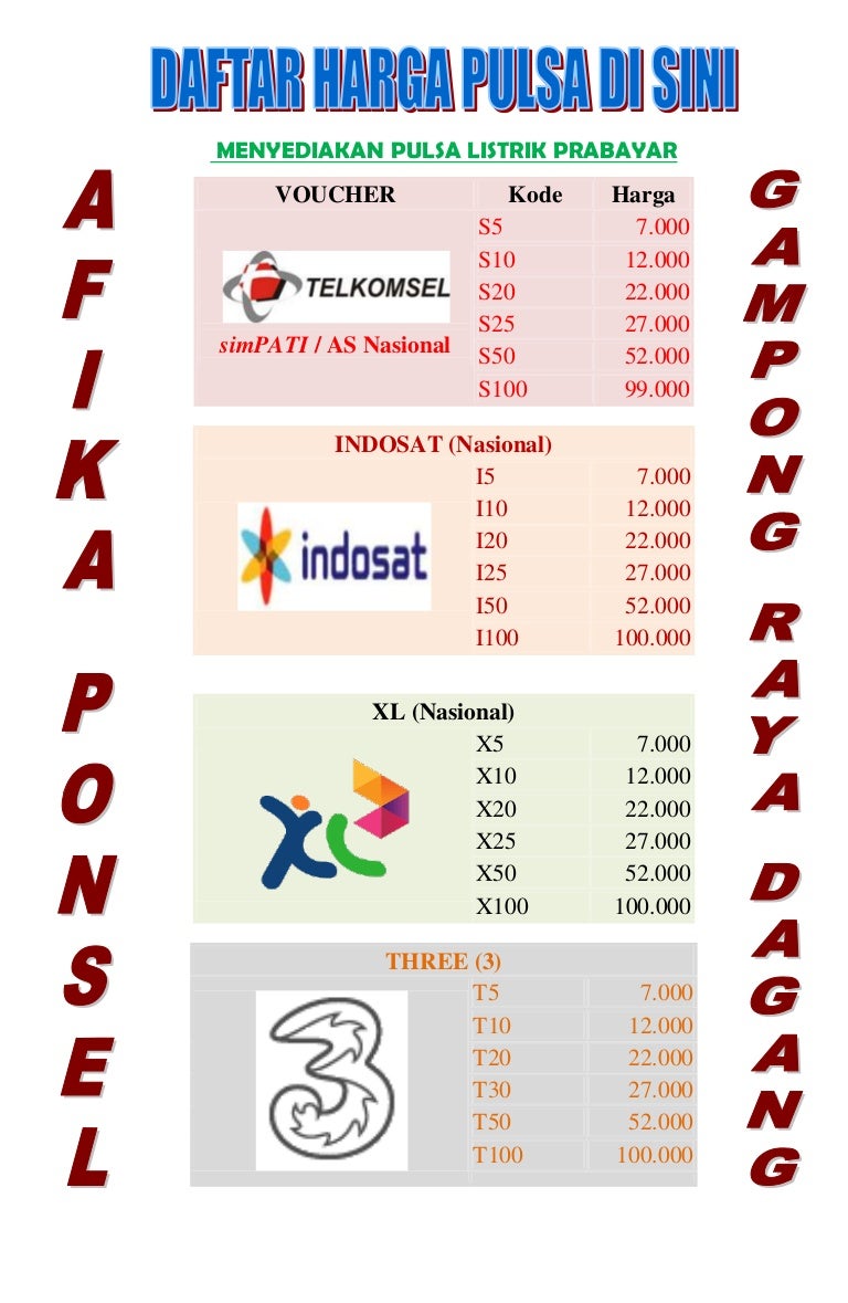 Download Contoh Spanduk Jual Pulsa Telkomsel PNG | Blog Garuda Cyber