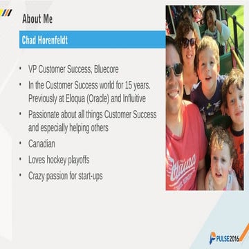Sales / Customer Success Transition - Gainsight Pulse 2016
