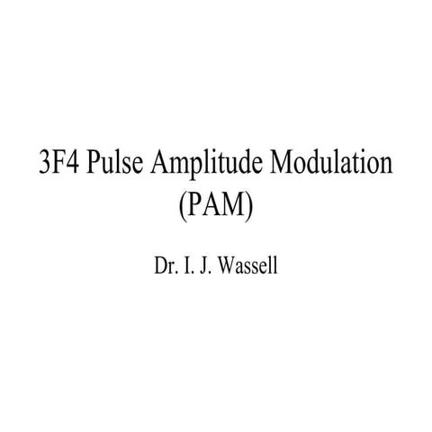 Pulse amplitude modulation | PPT