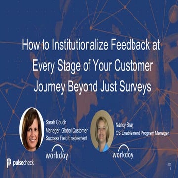 How to Institutionalize Feedback at Every Stage of Your Customer Journey Beyond Just Surveys