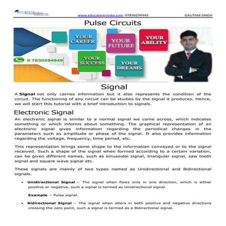 Pulse circuits 
