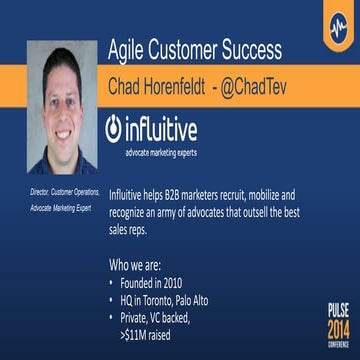 Agile Customer Success: Changing the way Customer Success teams work