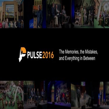 Trending in Customer Success: Pulse Recap 2016