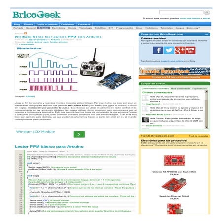 Pulsos ppm arduino | PDF