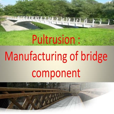 Pultrusion and frp bridge case study