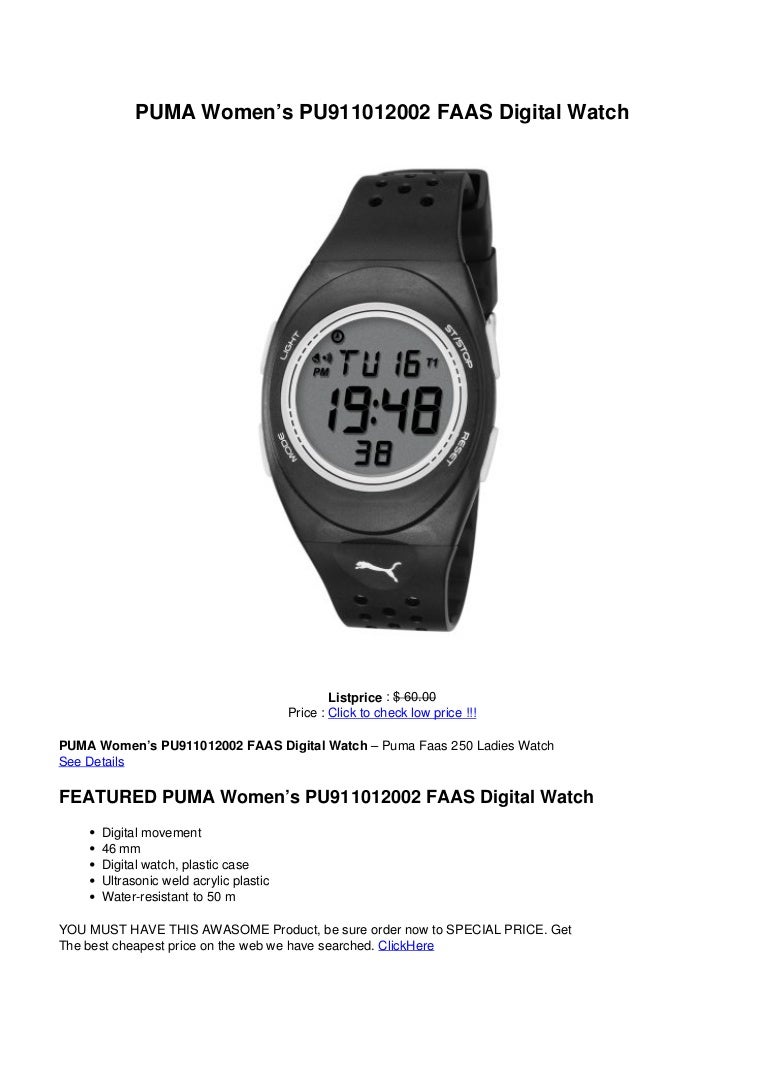 puma ladies watch price