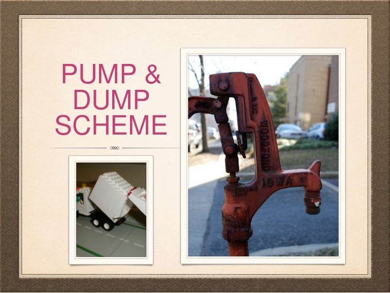 What is Pump and Dump scheme in the stock market