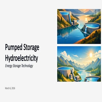 Comprehensive Overview of Pumped Storage Hydroelectricity for Energy ...