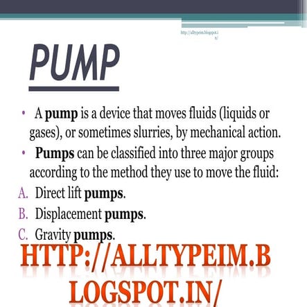 Pumps