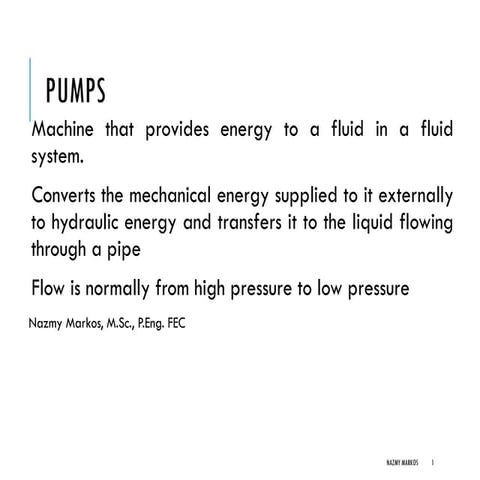 Pumps | PPT