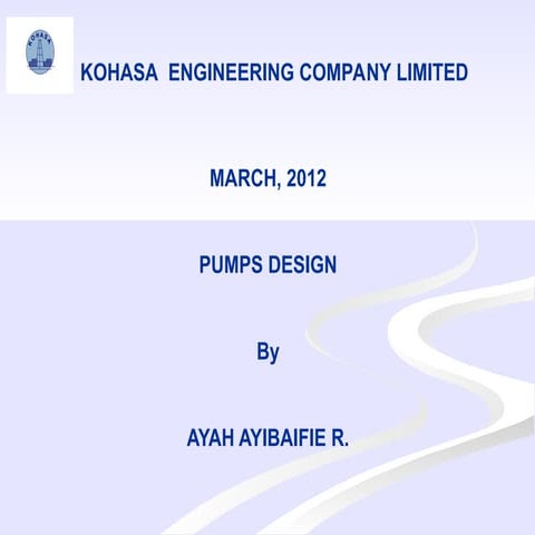 Comprehensive Guide to Pump Design and Sizing Calculations | PPT