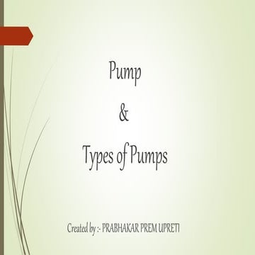 Pumps by prabhakar 