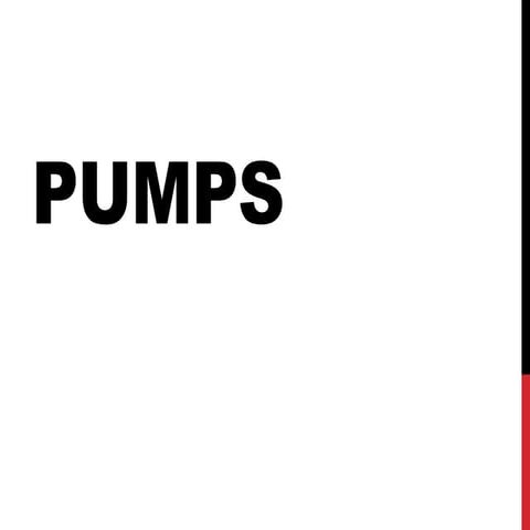 Pumps in hydraulic system