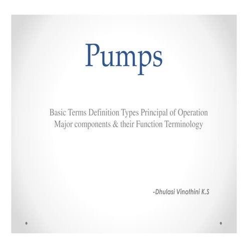 Pumps and types, Npsh, centrifugal pump
