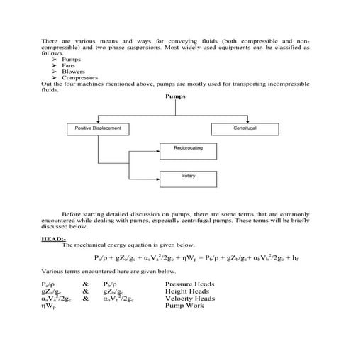 Pumps theory www.chemicallibrary.blogspot.com