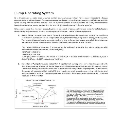 Pump system | DOCX