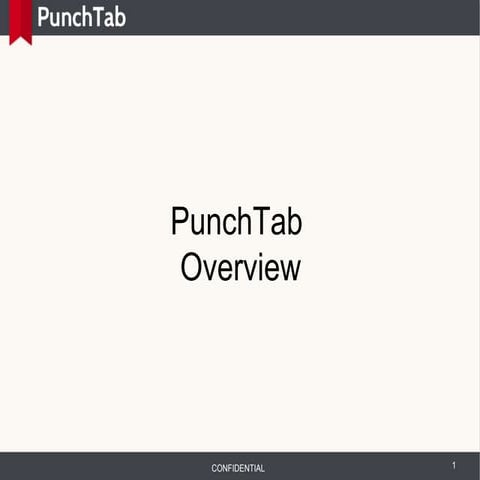 PunchTab Incentives and Engagement Platform Overview