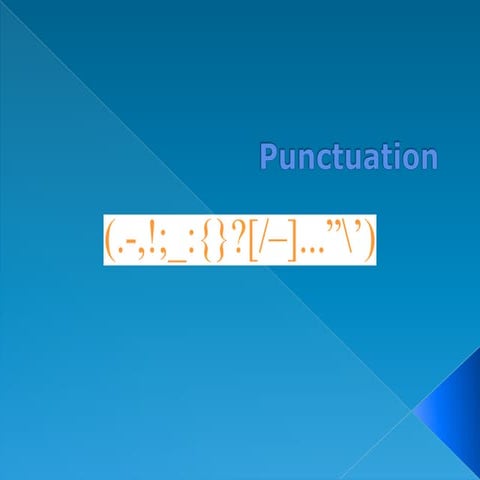 Punctuation