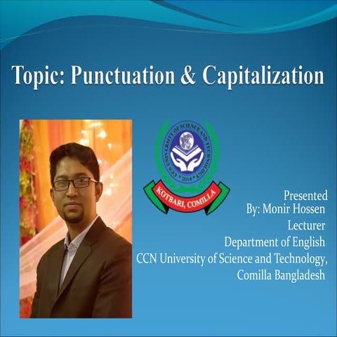Punctuation by Monir Hossen 