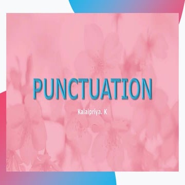 Punctuation