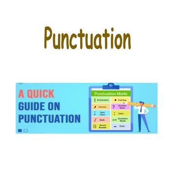 Punctuation for the benefit of graduate students