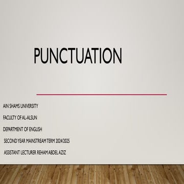 PUNCTUATIONllllllllllllllllllllllllllllllll