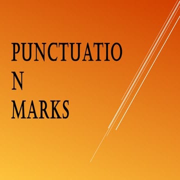 Punctuation marks