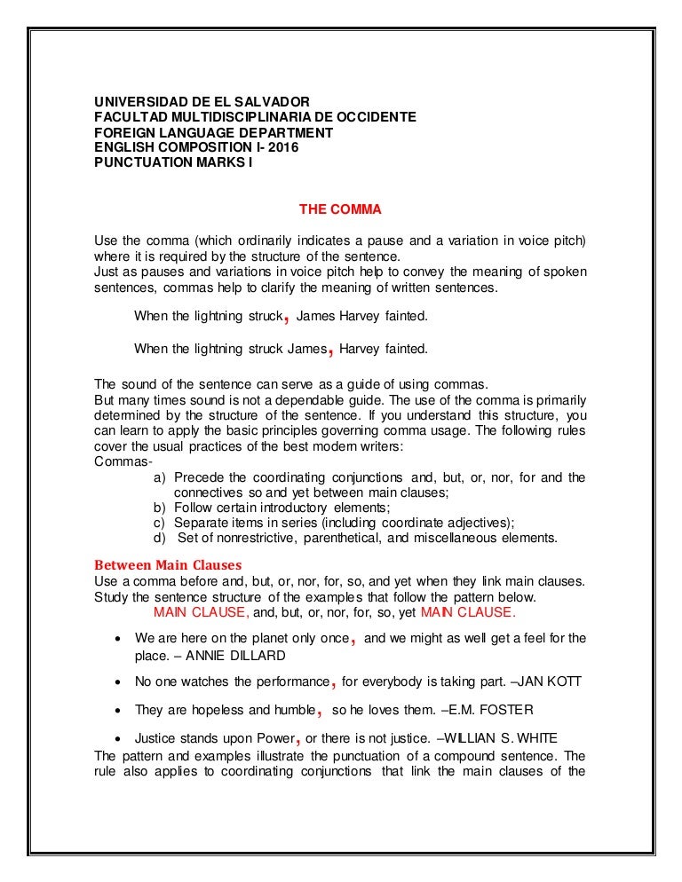 punctuation marks 1 2016
