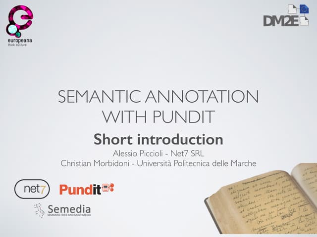 Introduction to the Pundit Hands-on session