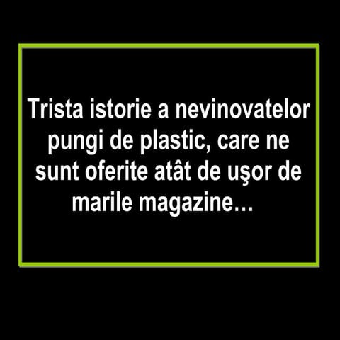 Pungile De Plastic