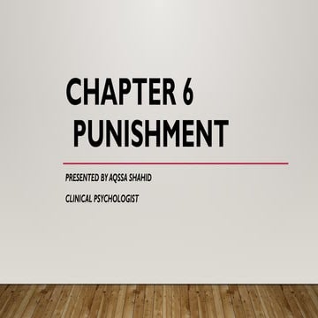 Punishment chp 6 melitenberger    book.pptx