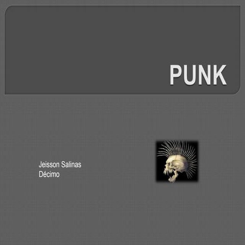 Presentación punk | PPTX