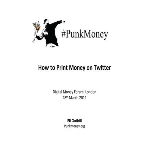 PunkMoney: How To Print Money on Twitter (2)