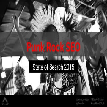 Punk Rock SEO from State of Search 2015