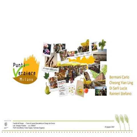 Punti Verziere_Lab Sistema Prodotto