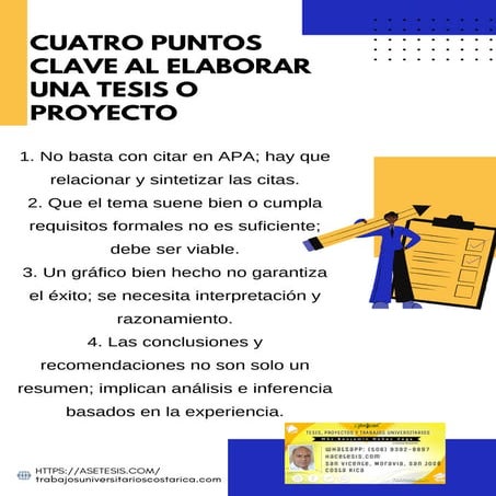 Tesis o proyectos, más allá de acomodar  (Hace Tesis)