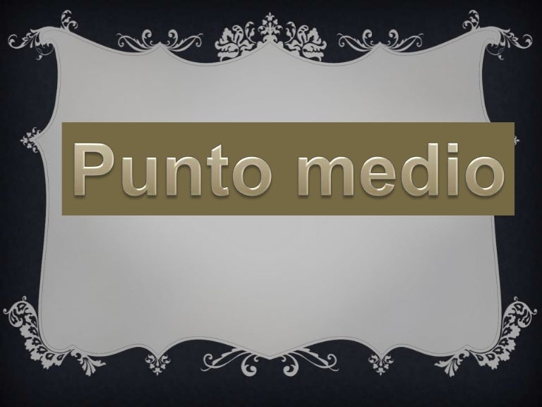 Punto medio