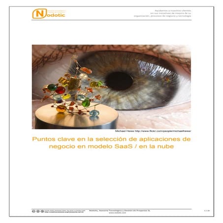 Puntos Clave Selección Aplicaciones SaaS - NODOTIC [ES]