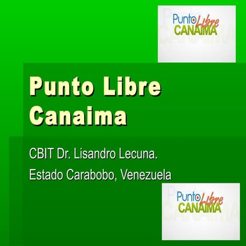 Puntos libres canaima