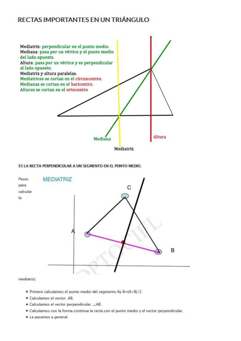 Como Se Hace El Ortocentro De Un Triangulo Puntos notables de un triangulo