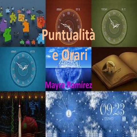 Puntualità e orari | PPTX