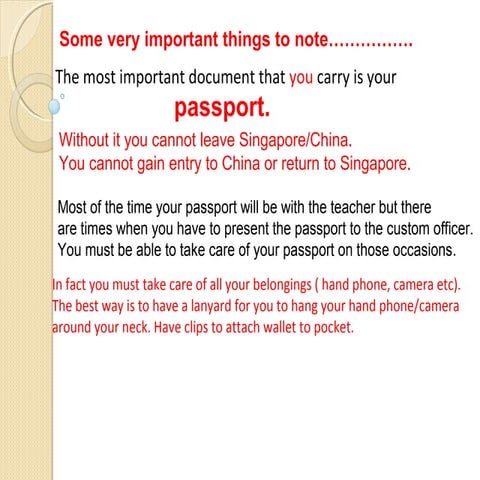 Slides for Pupils' Briefing