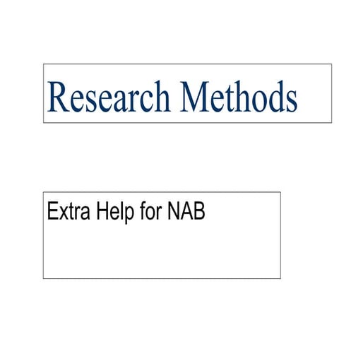Pupils note research methods extra nab help