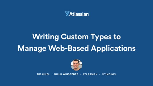 Writing Custom Puppet Types and Providers to Manage Web-Based Applications