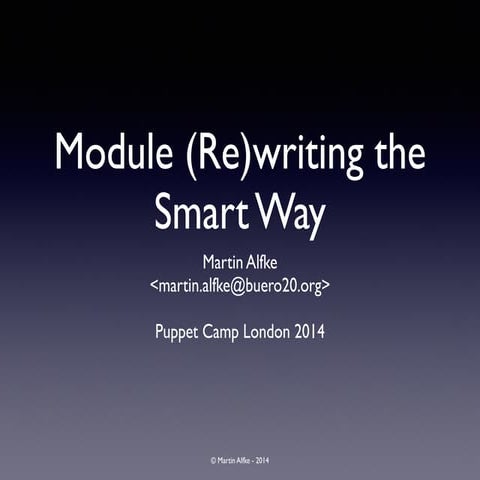 Puppet camp london-modulerewritingsmartway