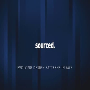 Puppet Camp Sydney 2014 - Evolving Design Patterns in AWS