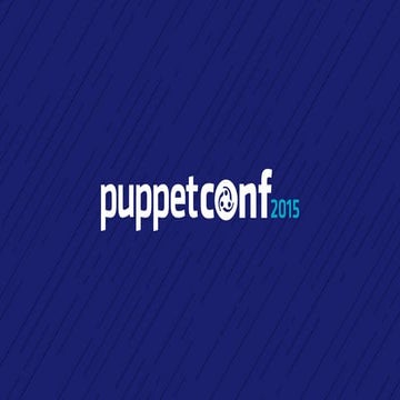 PuppetConf 2015: Puppet API Roundup | PDF
