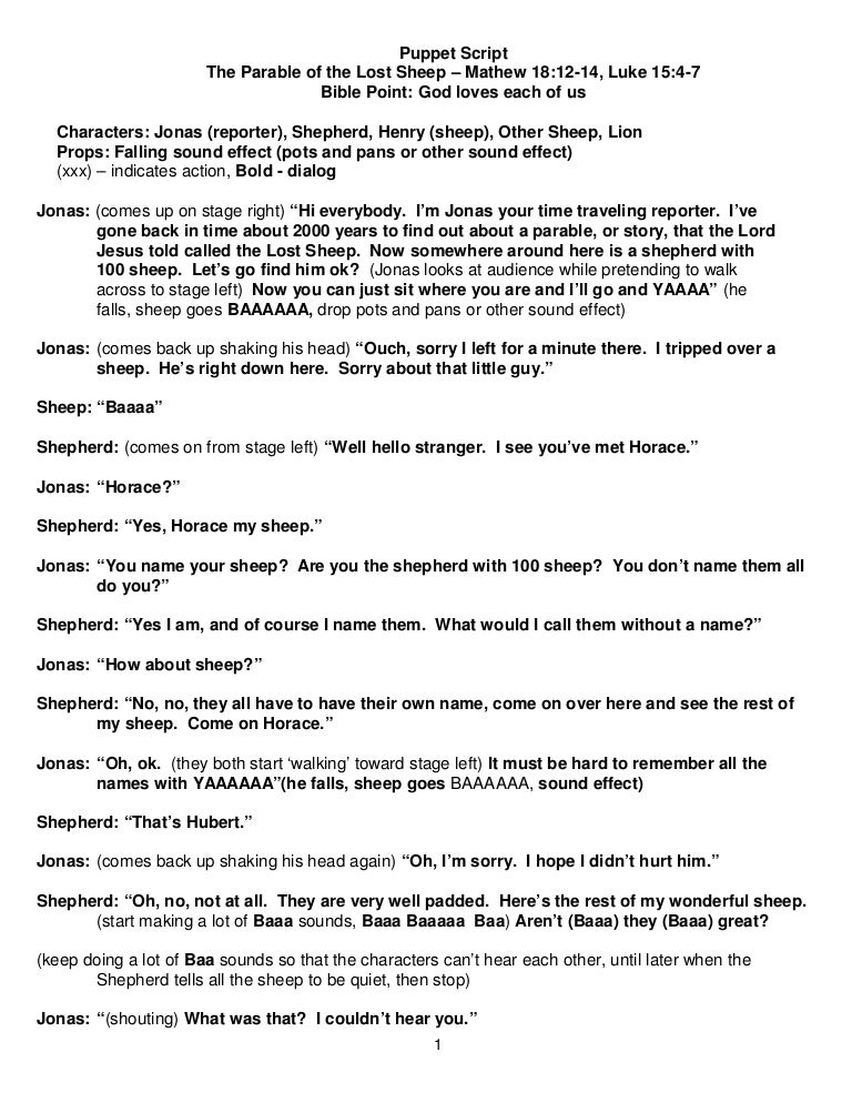 Puppet script the parble scrip[