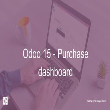 Purchase Dashboard in Odoo 15